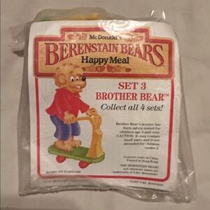 McDonald's *Vintage* Berenstain Bears *Set 3, Brother Bear* Happy Meal Toy